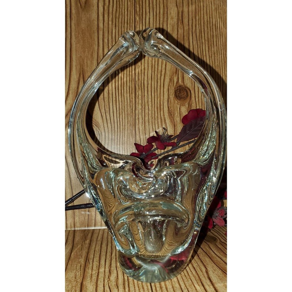 Vintage Murano Glass Basket Ashtray